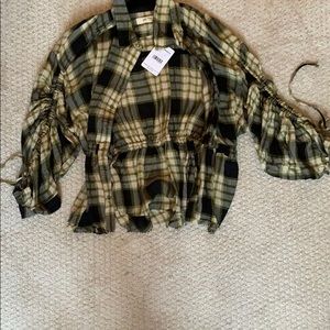 Free people button down xs
